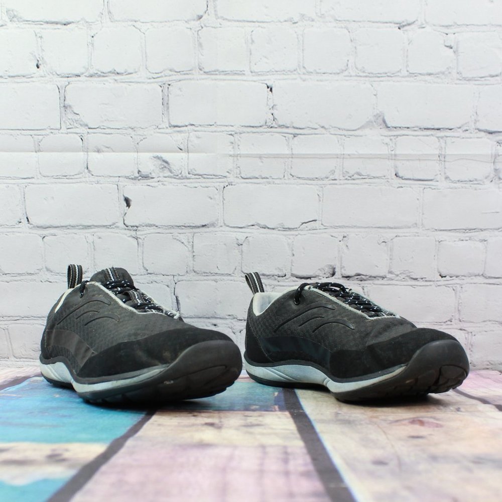 LL BEAN Black Mesh Athletic Classic Sport Workout Sneakers Shoe 8.5 M - Picture 3 of 9